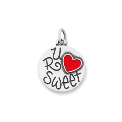 Enamel "U R Sweet" Lollipop Charm