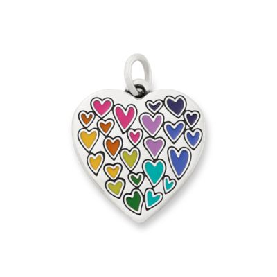 Full of Love Enamel Heart Charm