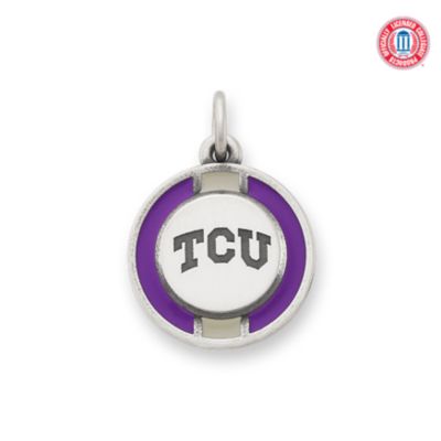 Enamel Texas Christian University School Spirit Charm