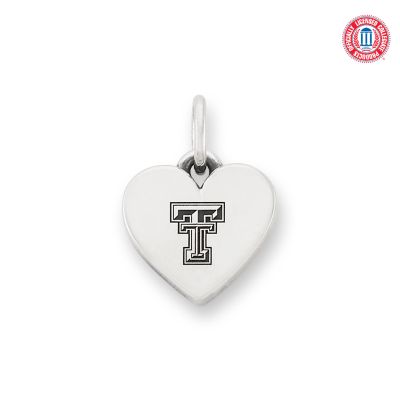 Texas Tech University Small Heart Charm