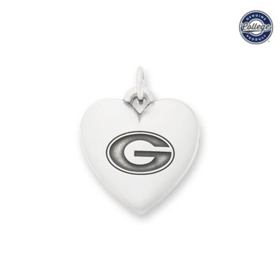 University of Georgia Classic Heart Charm