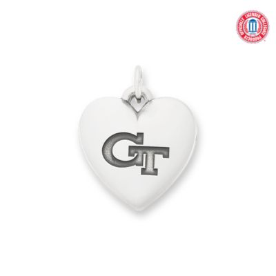 Georgia Tech Classic Heart Charm