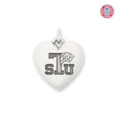 Texas Southern University Classic Heart Charm