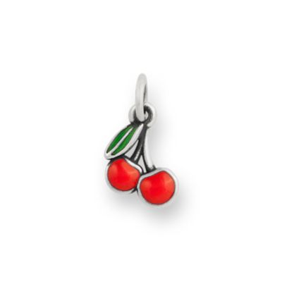 Enamel Cherries Charm