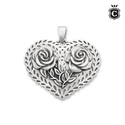 Consuela Rose Heart Pendant