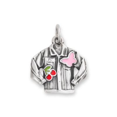 Enamel Denim Jacket Charm