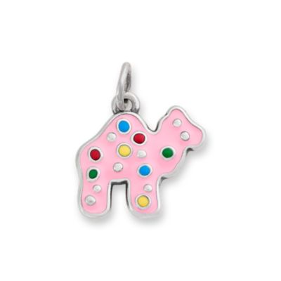 Enamel Frosted Animal Cracker Charm