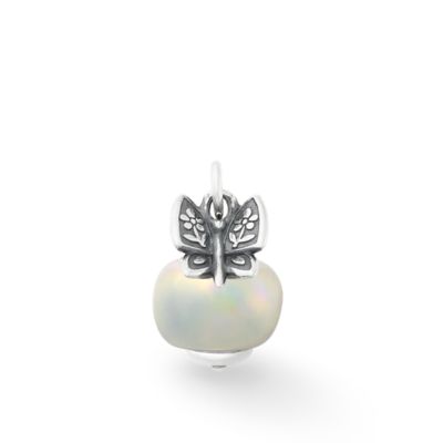 James avery mariposa glass bead sold Charm