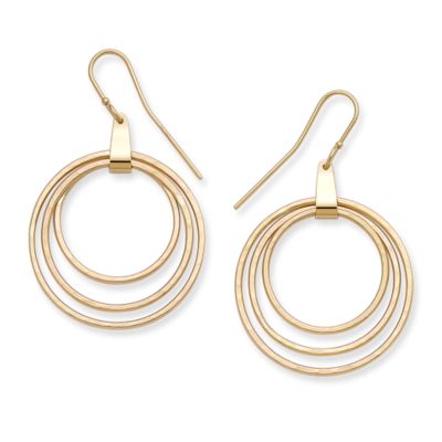 James avery gold hot sale hoop earrings