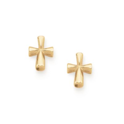 St. Teresa Cross Studs