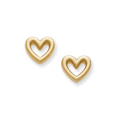 Heart Studs in 14K Yellow Gold | James Avery