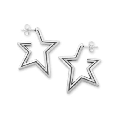 James Avery Star Hoop Earrings