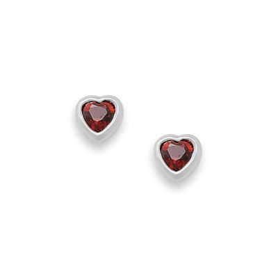 Heart Gemstone Earrings, Valentines day earrings, Mix and Match