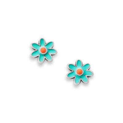 Enamel Mini Flower Studs