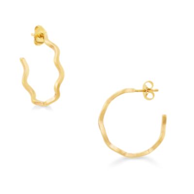 Squiggle Hoop Earrings