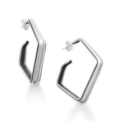 Geometric Hoop Earrings