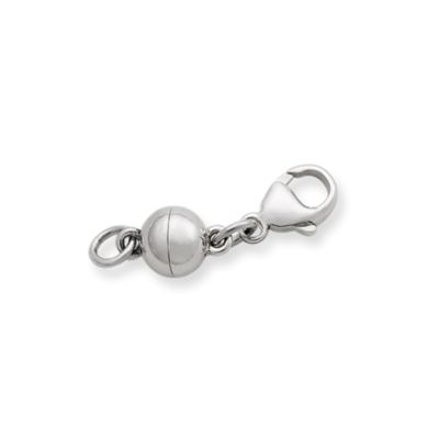 Apex Magnets  1-Claw Silver Cylinder Magnetic Jewelry Clasp