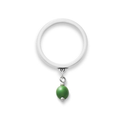 Glass Enhancer Bead Dangle Ring