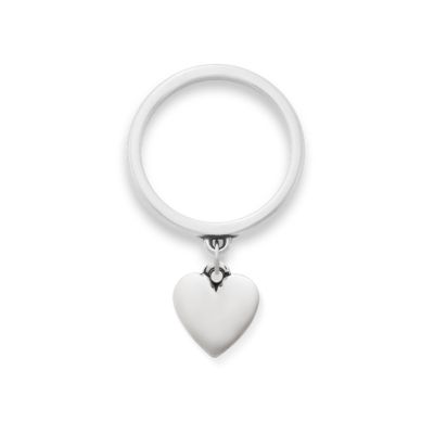 James Avery Puffed Heart Sterling Silver Charm - Silver