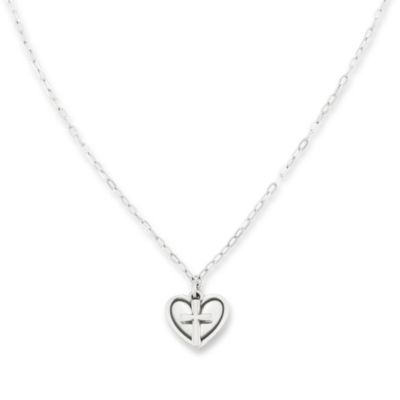 Heart and Cross Necklace