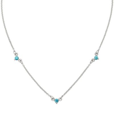 Gemstone Station Necklace