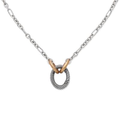 James Avery Oval Twist Changeable Charm Necklace - 18 in.