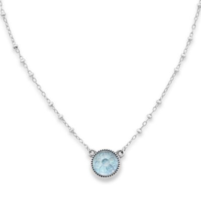 Sculpted Daisy Layered Gemstone Necklace
