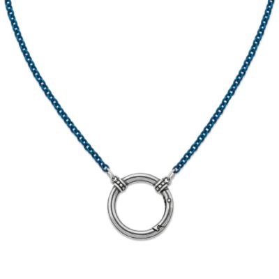 James avery changeable hot sale charm holder necklace