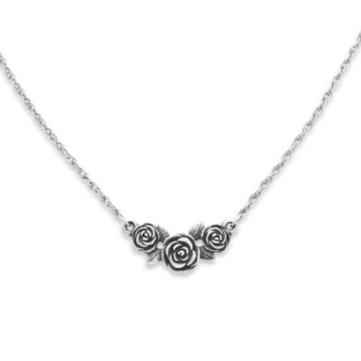 rosa necklace silver ( 3.0 )