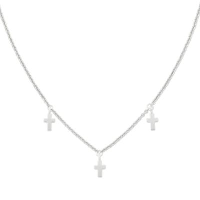 James avery mens on sale leather cross necklace