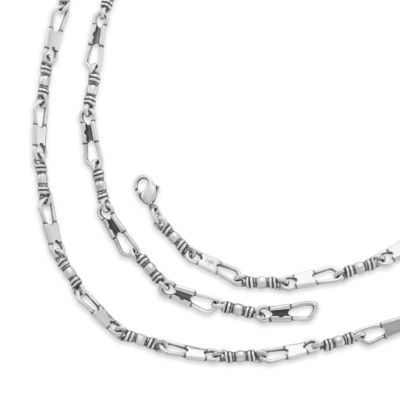 James Avery Fishers of Men Stainless Steel Line Bracelet - Extra Large