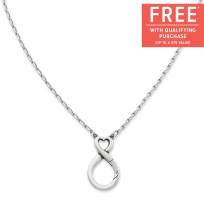 Endless Love Changeable Charm Holder Necklace