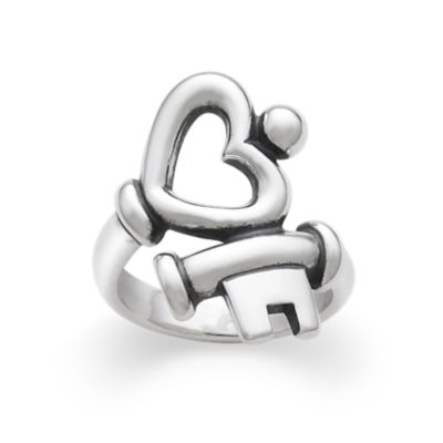 Key to My Heart Ring in Sterling Silver James Avery