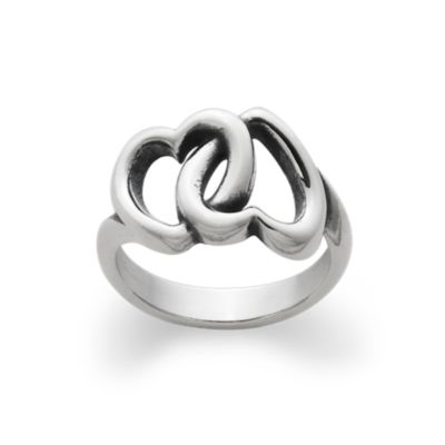 Heart Link Ring with Enamel – Heritage Jewelry New York