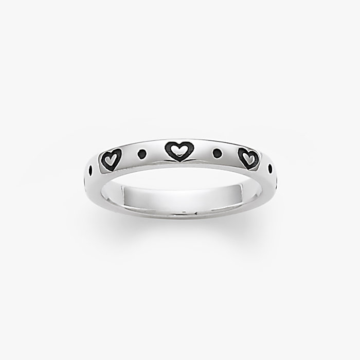 Amor Stacked Ring in Sterling Silver | James Avery