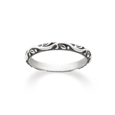 Renaissance Wedding Ring in Sterling Silver