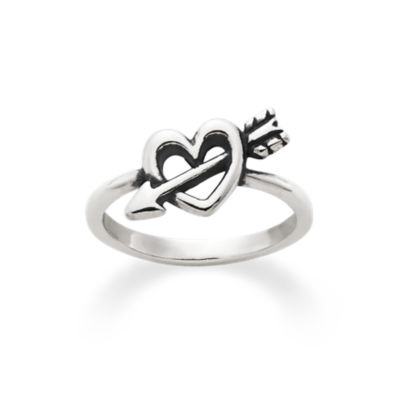 Arrow and Heart Ring