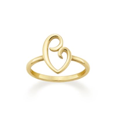 James avery l on sale ring