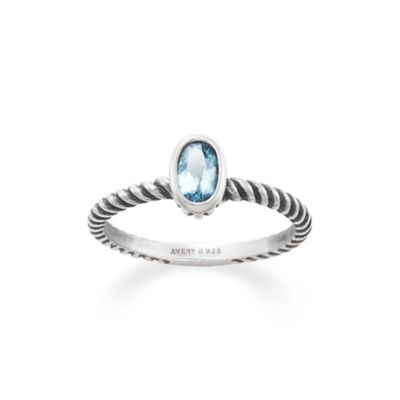 James avery blue topaz on sale ring