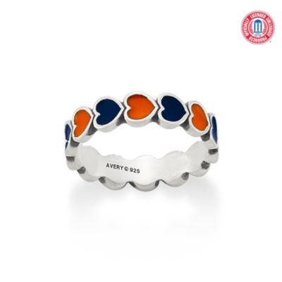 Enamel The University of Texas at San Antonio Connected Hearts Ring