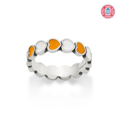 Enamel University of Tennessee Connected Hearts Ring