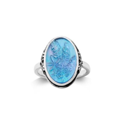 Aqua Blue Beaded Heart Dangle Charm (December) – Fiancée Jewellers