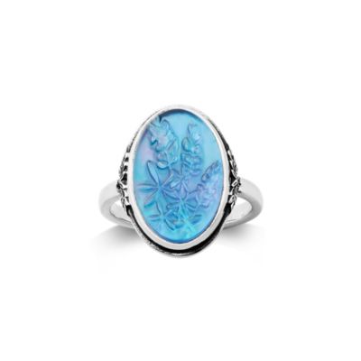 December Birthstone Ring Made of Sterling Silver and Blue Topaz