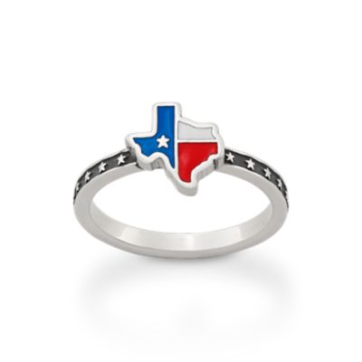 Enamel Lone Star State Ring