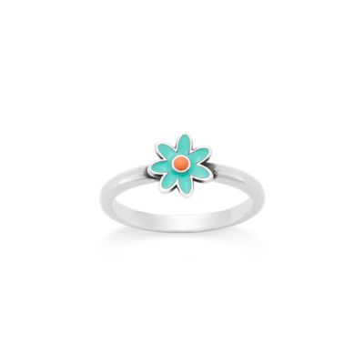 Enamel Mini Flower Ring