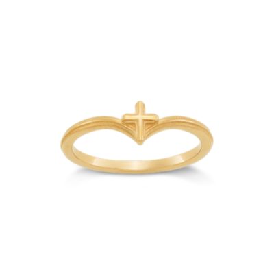 Chevron Cross Ring