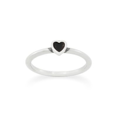 Petite Enamel Heart Ring