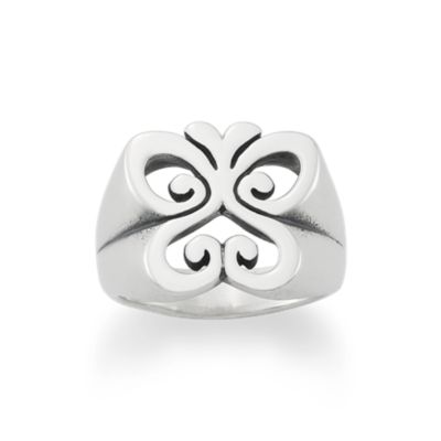 Pierced Spring Butterfly Ring