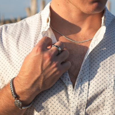 Men's Necklaces & Chains: Silver & Gold Chains