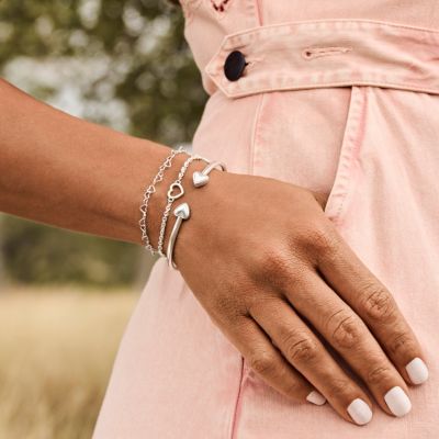 Heart Bracelet Stack